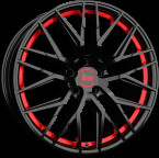 Mam RS4 Black Painted Red Inside Black Painted Red Inside 18"(4250084602355)