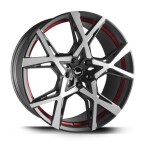 Barracuda Project x Black brushed Surface undercut Trimline red 22"(4251118748001)