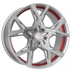 Barracuda Project x Silver-brushed-Surface undercut Trimline red 22"(4251118748049)