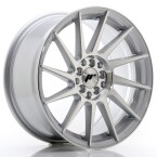 JAPAN RACING JR22 JR22 Silver Machined Face Silver Machined Face 17"(5902211916079)