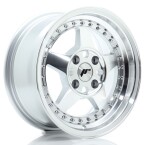 JAPAN RACING JR6 JR6 Silver Machined Face Silver Machined Face 15"(5902211998860)