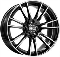 Elite Wheels Stargaze Black & Polished 17"
             EW429793