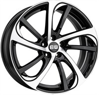 Elite Wheels Storm Black & Polished 18"
             EW428287